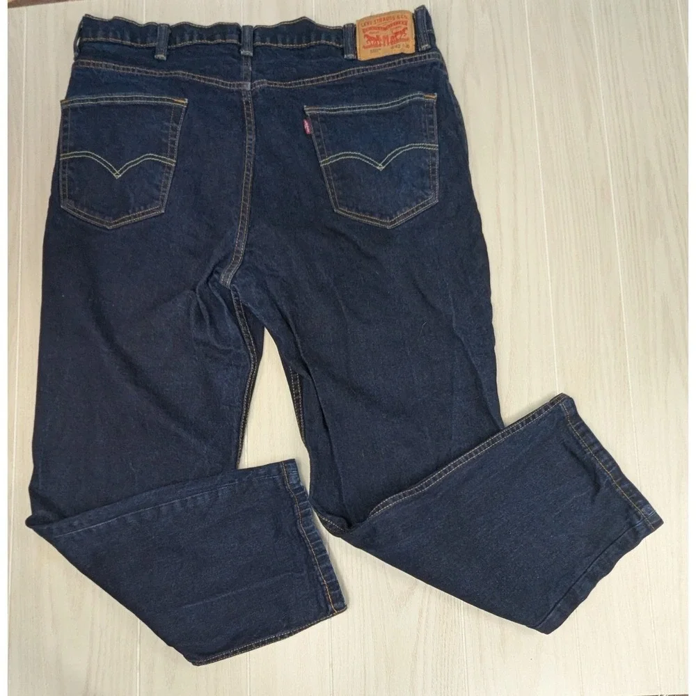 Levi's 550 Men's Jeans 42x30 Dark Wash Relaxed Fit
